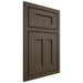 Shiloh Cabinetry Beaded Inset Wilmington Maple Plain Cut Perfect Brown Door