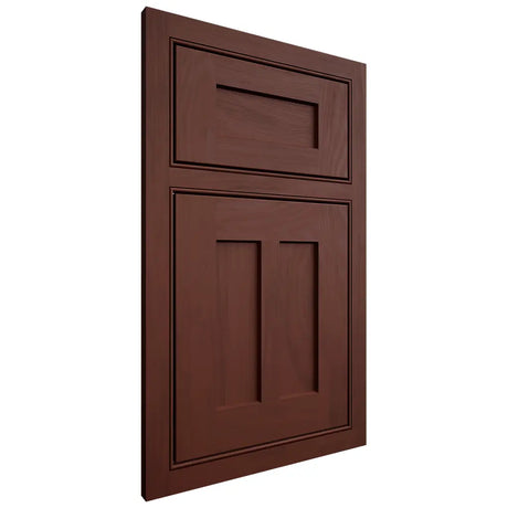 Shiloh Cabinetry Beaded Inset Wilmington Maple Plain Cut Sable Door