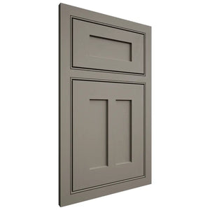 Shiloh Cabinetry Beaded Inset Wilmington Maple Plain Cut Thyme Door