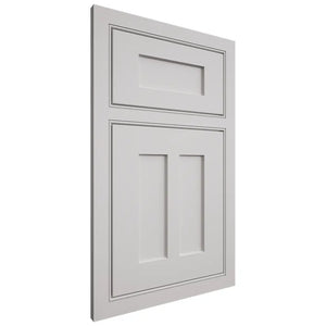 Shiloh Cabinetry Beaded Inset Wilmington Paintable Repose Gray Door