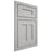 Shiloh Cabinetry Beaded Inset Wilmington Paintable Unusual Gray Door