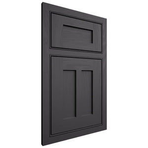 Shiloh Cabinetry Beaded Inset Wilmington Poplar Plain Cut Cadet Door