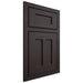 Shiloh Cabinetry Beaded Inset Wilmington Poplar Plain Cut Carbon Door