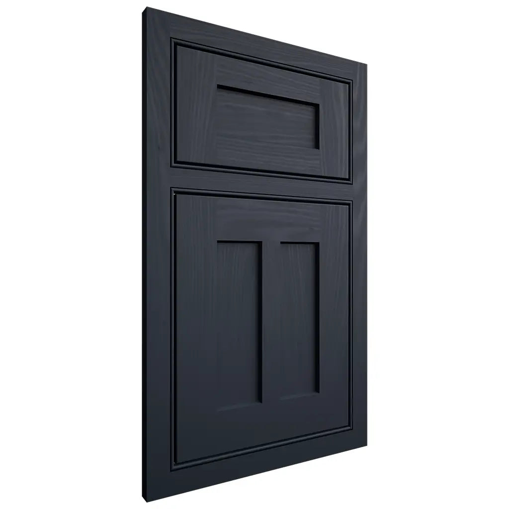 Shiloh Cabinetry Beaded Inset Wilmington Poplar Plain Cut Hudson Door