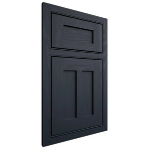 Shiloh Cabinetry Beaded Inset Wilmington Poplar Plain Cut Hudson Door