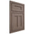 Shiloh Cabinetry Beaded Inset Wilmington Poplar Plain Cut River Rock Door