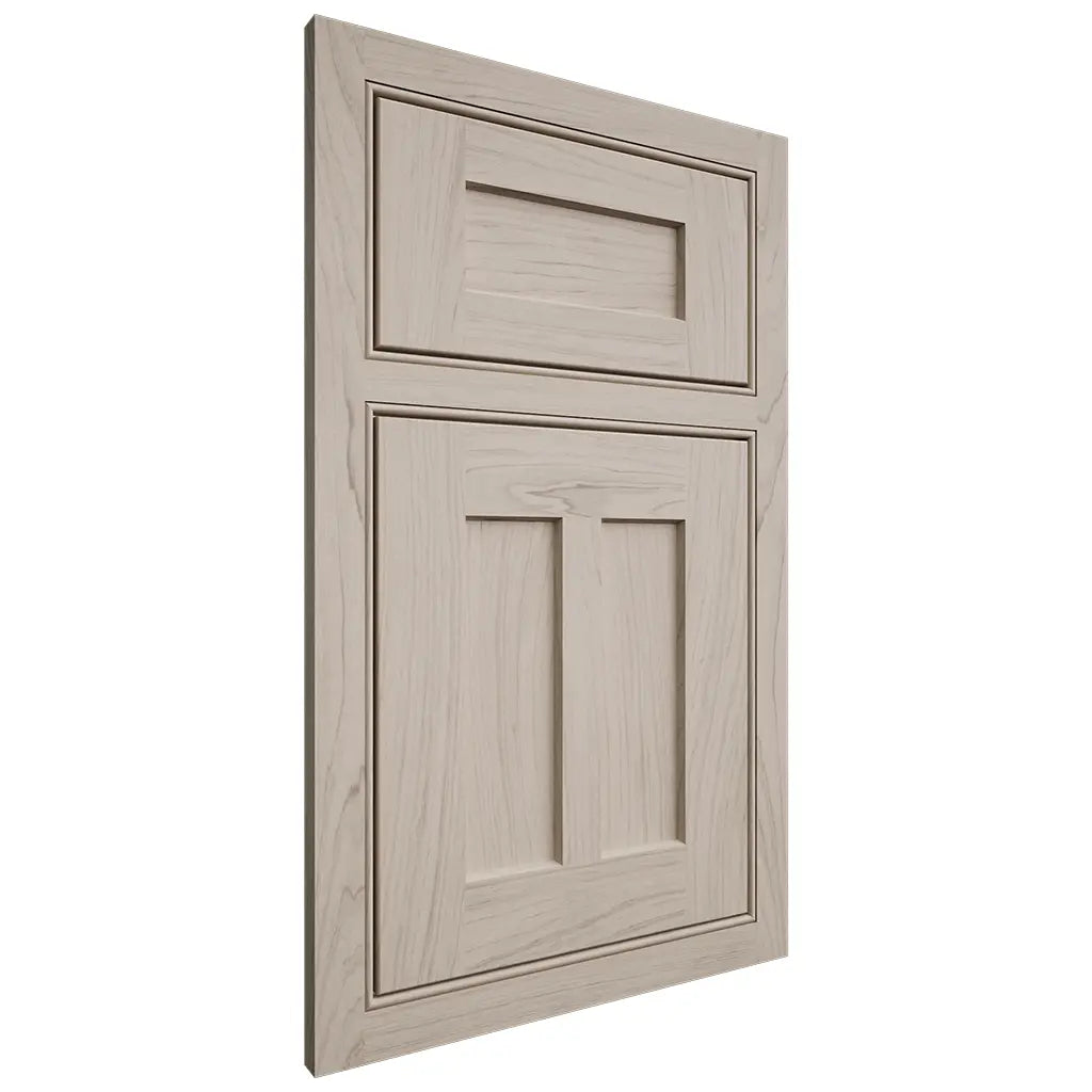 Shiloh Cabinetry Beaded Inset Wilmington Poplar Plain Cut Seagull Door