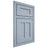 Shiloh Cabinetry Beaded Inset Wilmington Poplar Plain Cut Sky Door