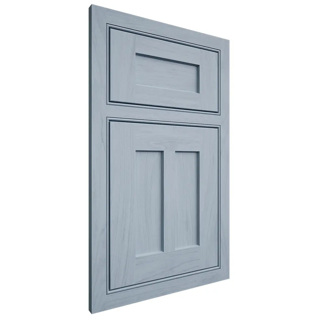 Shiloh Cabinetry Beaded Inset Wilmington Poplar Plain Cut Sky Door