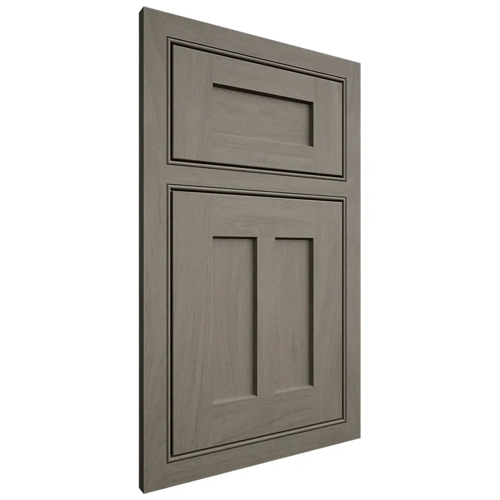 Shiloh Cabinetry Beaded Inset Wilmington Poplar Plain Cut Thyme Door