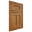 Shiloh Cabinetry Beaded Inset Wilmington Red Oak Plain Cut Autumn Door