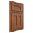 Shiloh Cabinetry Beaded Inset Wilmington Red Oak Plain Cut Braun Door