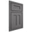 Shiloh Cabinetry Beaded Inset Wilmington Red Oak Plain Cut Cadet Door