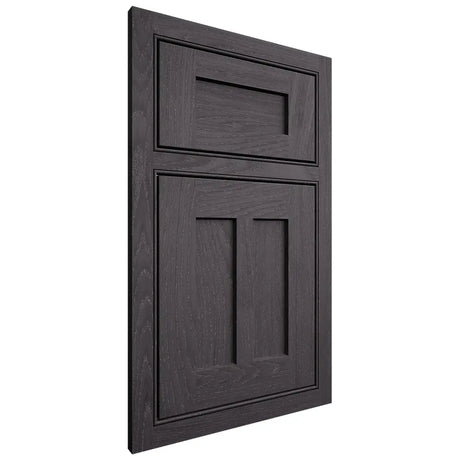 Shiloh Cabinetry Beaded Inset Wilmington Red Oak Plain Cut Harbor Door