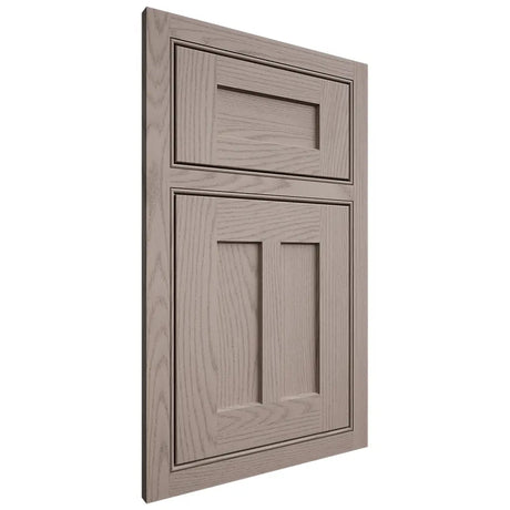 Shiloh Cabinetry Beaded Inset Wilmington Red Oak Plain Cut Sterling Door