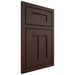 Shiloh Cabinetry Beaded Inset Wilmington Walnut Plain Cut Bison Door