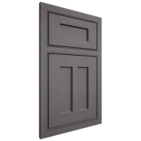 Shiloh Cabinetry Beaded Inset Wilmington Walnut Plain Cut Cadet Door