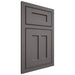 Shiloh Cabinetry Beaded Inset Wilmington Walnut Plain Cut Cadet Door