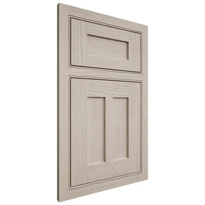 Shiloh Cabinetry Beaded Inset Wilmington Walnut Plain Cut Seagull Door