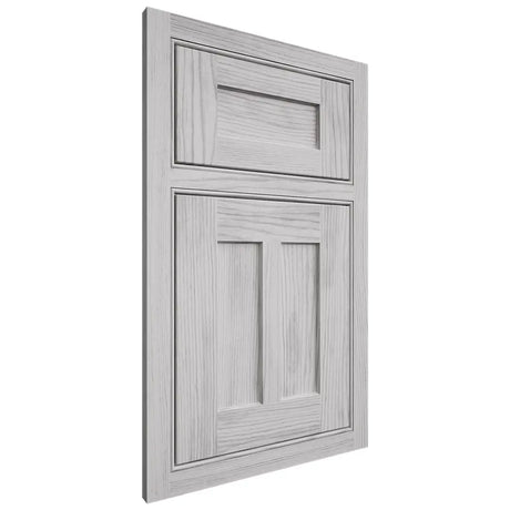 Shiloh Cabinetry Beaded Inset Wilmington Walnut Plain Cut Stratus Door