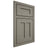 Shiloh Cabinetry Beaded Inset Wilmington Walnut Plain Cut Thyme Door