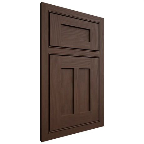 Shiloh Cabinetry Beaded Inset Wilmington White Oak Plain Cut Braun Door