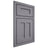 Shiloh Cabinetry Beaded Inset Wilmington White Oak Plain Cut Cadet Door
