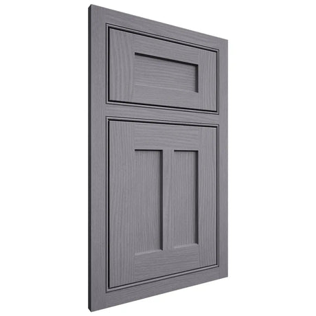 Shiloh Cabinetry Beaded Inset Wilmington White Oak Plain Cut Cadet Door