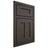 Shiloh Cabinetry Beaded Inset Wilmington White Oak Plain Cut Creekside Door