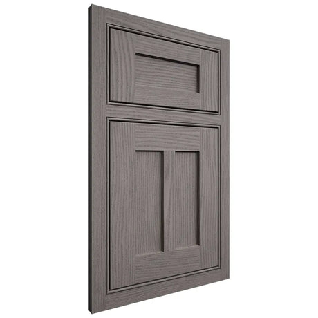 Shiloh Cabinetry Beaded Inset Wilmington White Oak Plain Cut Flagstone Door