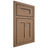 Shiloh Cabinetry Beaded Inset Wilmington White Oak Plain Cut Medium Door