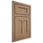 Shiloh Cabinetry Beaded Inset Wilmington White Oak Plain Cut Natural Door