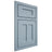 Shiloh Cabinetry Beaded Inset Wilmington White Oak Plain Cut Sky Door