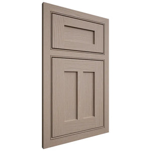 Shiloh Cabinetry Beaded Inset Wilmington White Oak Plain Cut Whitewash Door