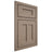 Shiloh Cabinetry Beaded Inset Wilmington White Oak Quarter Sawn Almond Door