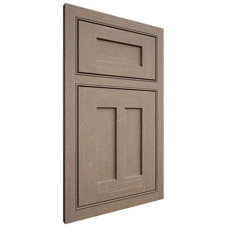 Shiloh Cabinetry Beaded Inset Wilmington White Oak Quarter Sawn Almond Door