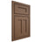 Shiloh Cabinetry Beaded Inset Wilmington White Oak Quarter Sawn Autumn Door
