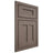 Shiloh Cabinetry Beaded Inset Wilmington White Oak Quarter Sawn Clay Door