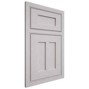 Shiloh Cabinetry Beaded Inset Wilmington White Oak Quarter Sawn Cotton Door