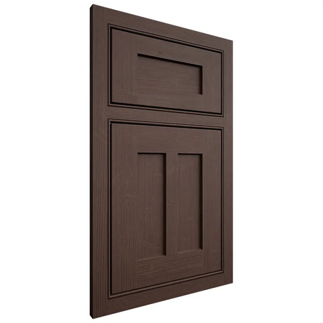 Shiloh Cabinetry Beaded Inset Wilmington White Oak Quarter Sawn Dusk Door