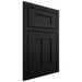 Shiloh Cabinetry Beaded Inset Wilmington White Oak Quarter Sawn Ink Door