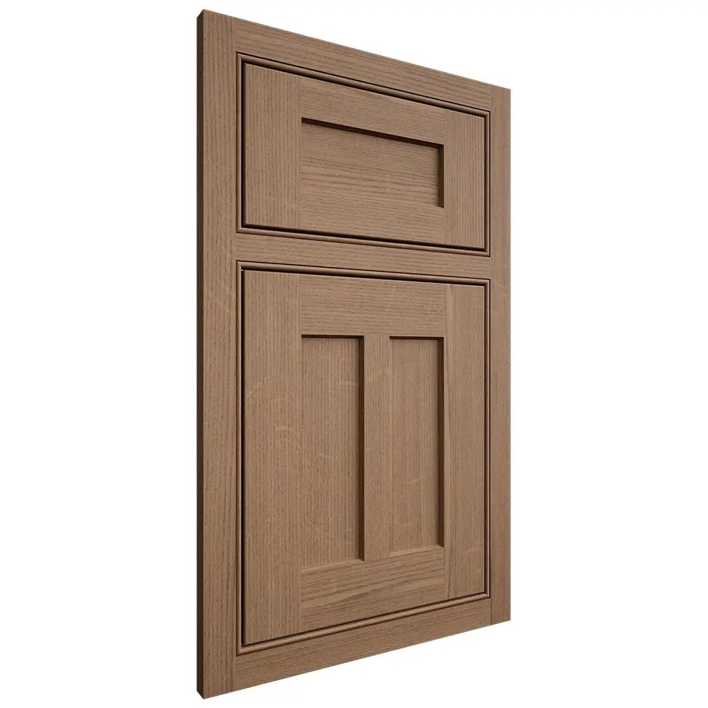 Shiloh Cabinetry Beaded Inset Wilmington White Oak Quarter Sawn Medium Door