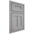 Shiloh Cabinetry Beaded Inset Wilmington White Oak Quarter Sawn Stratus Door