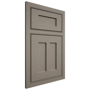 Shiloh Cabinetry Beaded Inset Wilmington White Oak Quarter Sawn Thyme Door