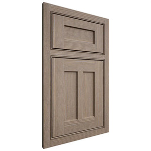 Shiloh Cabinetry Beaded Inset Wilmington White Oak Rift Cut Almond Door