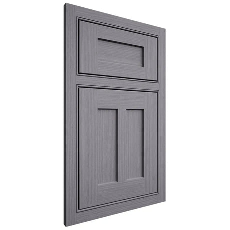 Shiloh Cabinetry Beaded Inset Wilmington White Oak Rift Cut Cadet Door