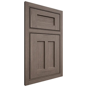 Shiloh Cabinetry Beaded Inset Wilmington White Oak Rift Cut Clay Door