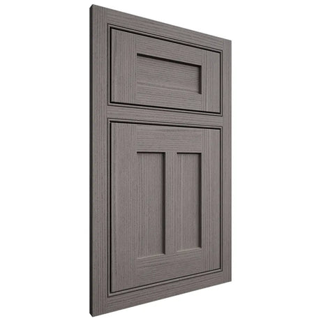 Shiloh Cabinetry Beaded Inset Wilmington White Oak Rift Cut Flagstone Door