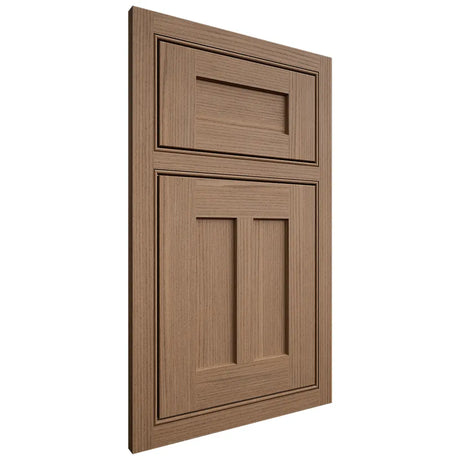 Shiloh Cabinetry Beaded Inset Wilmington White Oak Rift Cut Medium Door