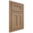 Shiloh Cabinetry Beaded Inset Wilmington White Oak Rift Cut Natural Door